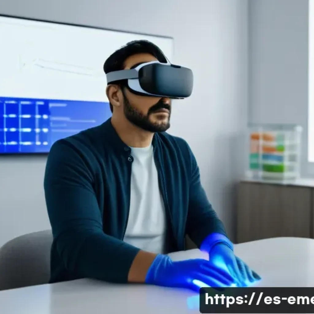 작업치료사의 최신 치료법 성공 사례 - A modern occupational therapy clinic scene showing a middle-aged Hispanic male patient wearing light...
